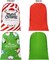 2 Pieces Gift Drawstring Christmas Bags Giant 27.6 x 42 Inch Santa Bags for Gifts Wrapping Xmas Bags for Kids Friends Family